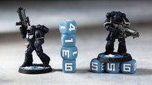 Load image into Gallery viewer, Loyal Blue - Chapter Dice 30d6 12mm