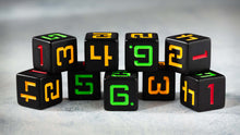 Load image into Gallery viewer, Chummer - Upstart Dice 9d6