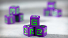 Load image into Gallery viewer, Pronking Purple - Upstart Dice 9d6